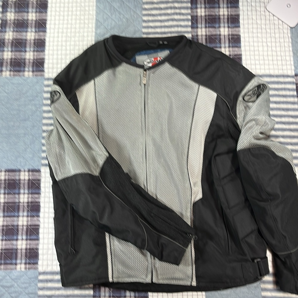 Joe Rocket Black & Grey Mesh Motorcycle Riding Jacket